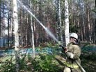 Тренировка юных пожарных МО ВПК ЮП "Барс"
